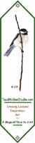 Chickadee Origami Bookmark