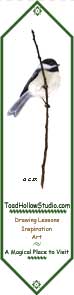 Chickadee Origami Bookmark