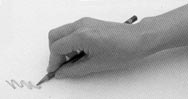 how to hold a pencil
