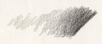 shading made with the side of the pencil