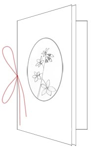 make a sketchbook fold paper