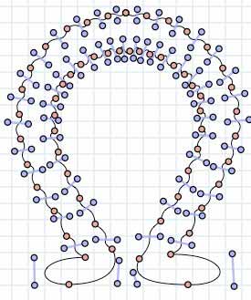 Vector drawing with a bazillion handles to adjust. Vector drawing with a bazillion handles to adjust.