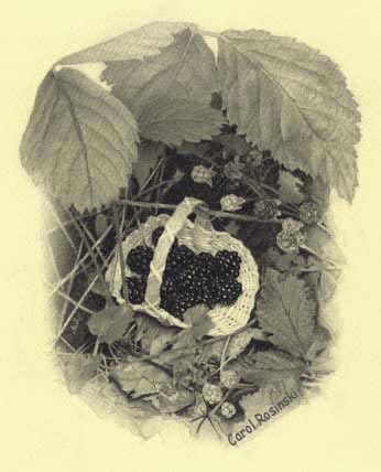 miniature fantasy art of fairy basket